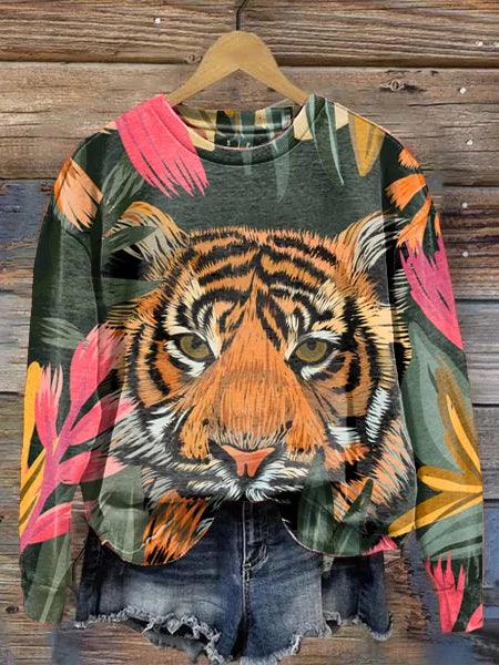 Blakely – Oversized Trui met Dierenprint voor Dames