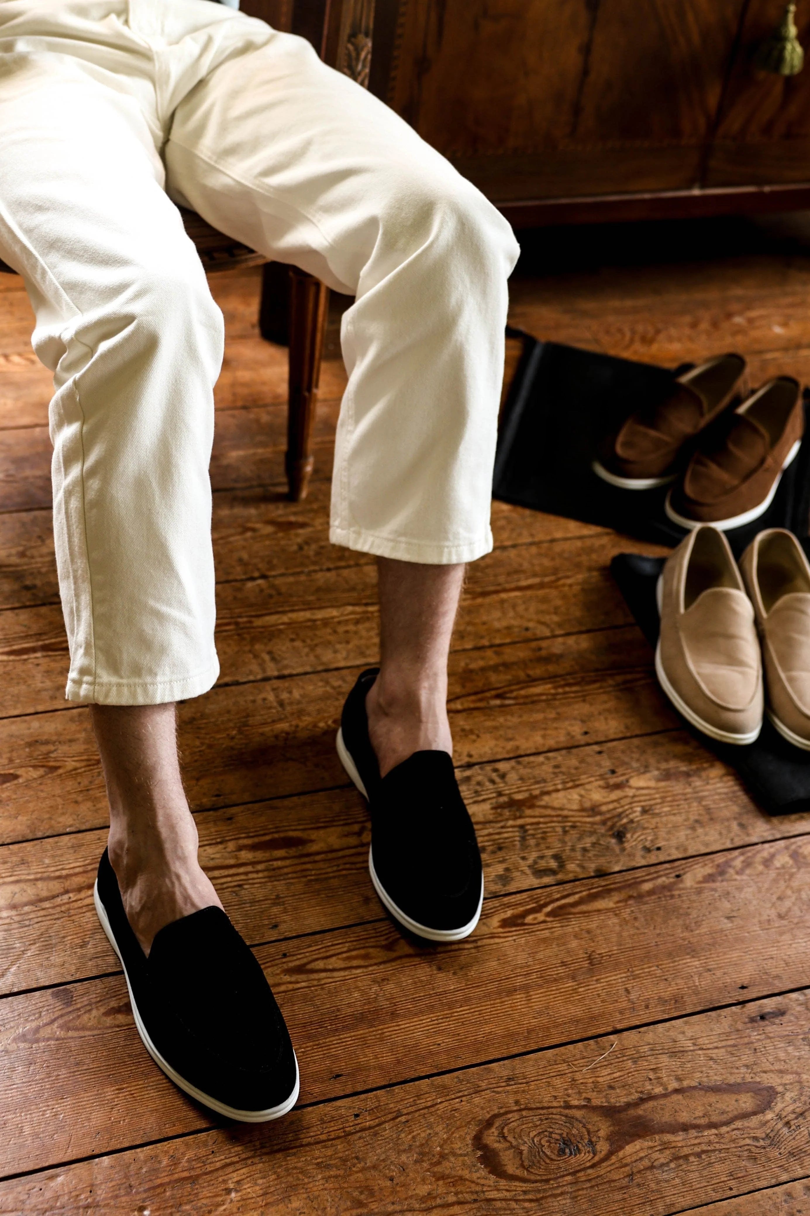 Heren Loafers Met Suède Look Instapmodel En Comfortzool