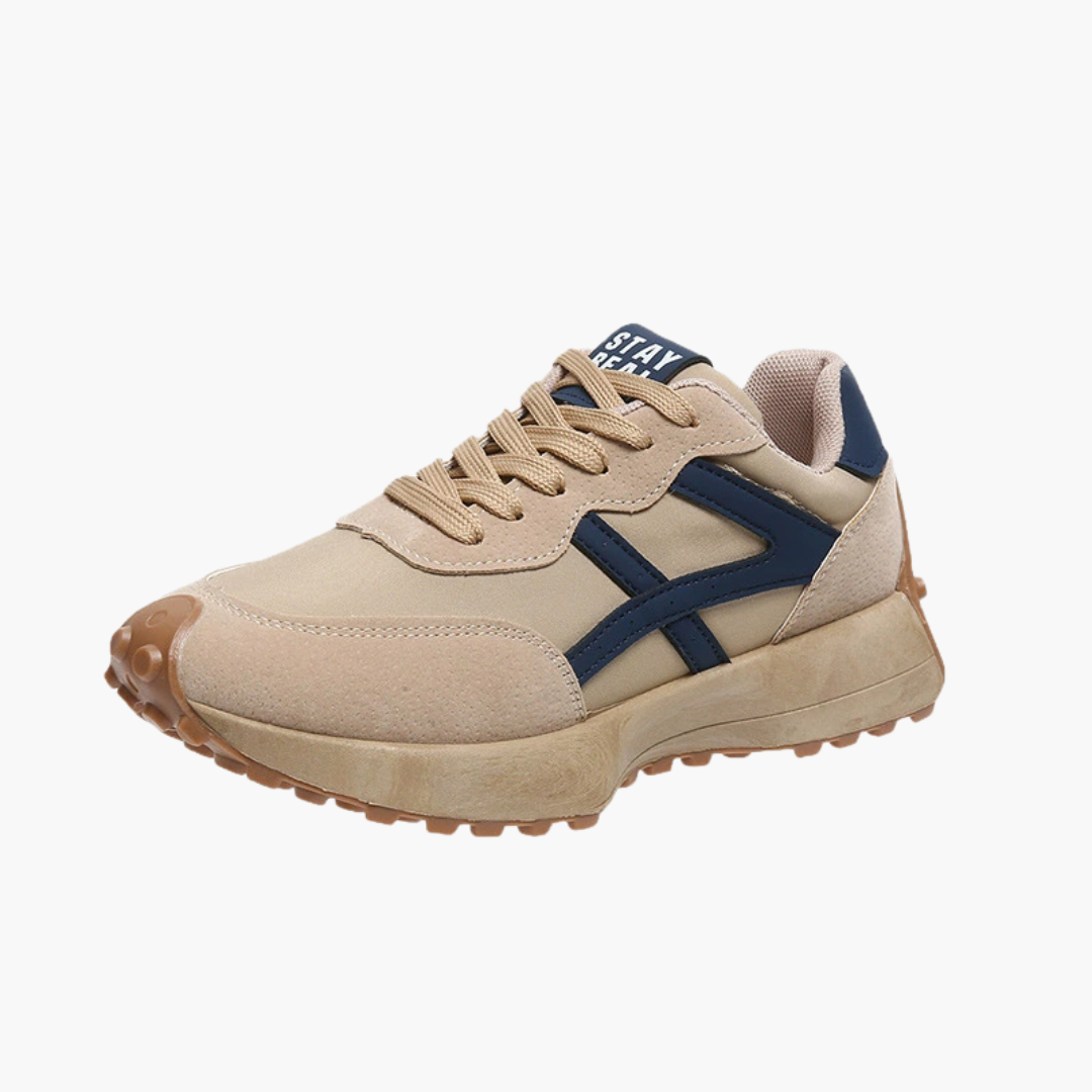 Kassandria - Retro-geïnspireerde sneakers met suède details voor dames