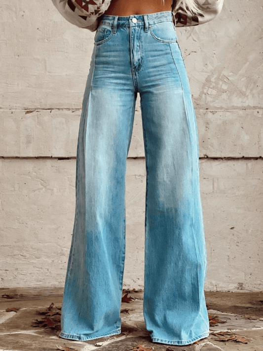 Yara – Wide Leg Jeans met High Waist voor Dames