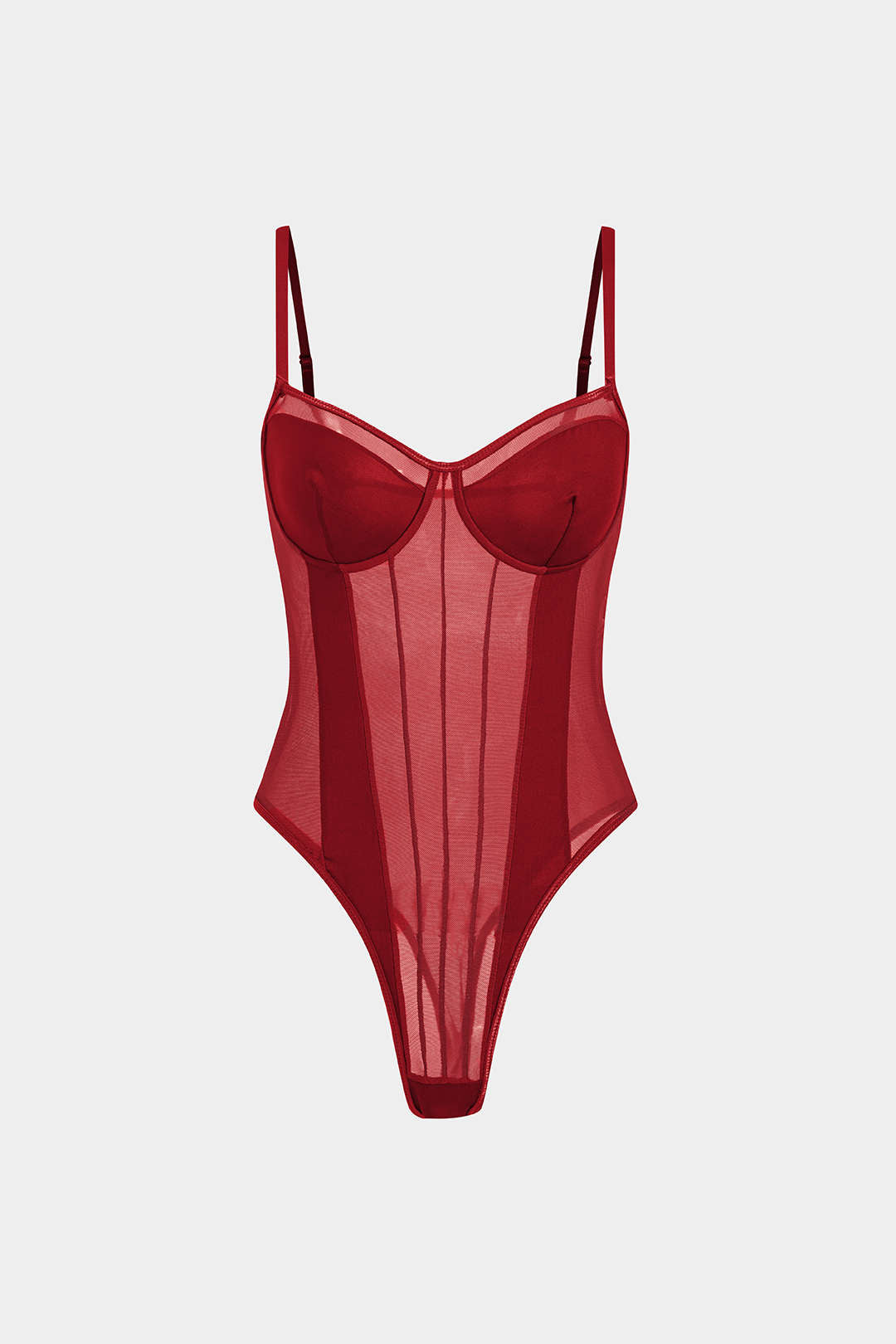 Bodysuit Met Mesh Achterkant En Patchwork Voor Vrouwen