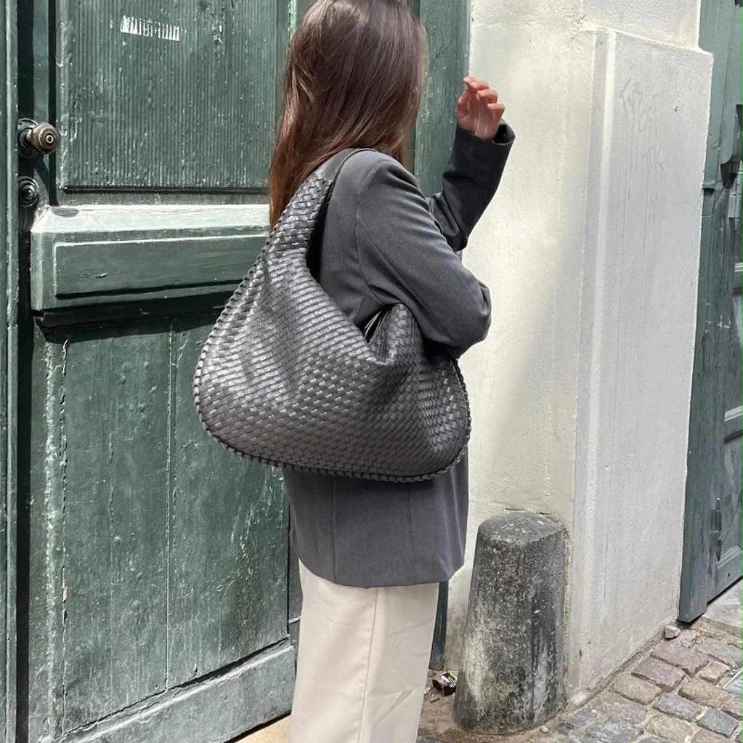Vrouwen Lichtgewicht Schoudertas Met Magnetische Sluiting