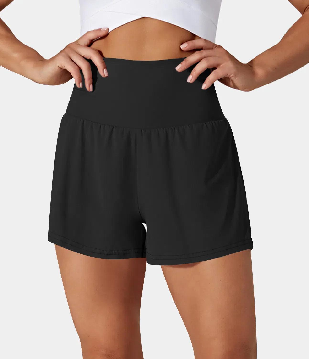 Alydia - Sportshort met Extra Hoge Taille voor Dames