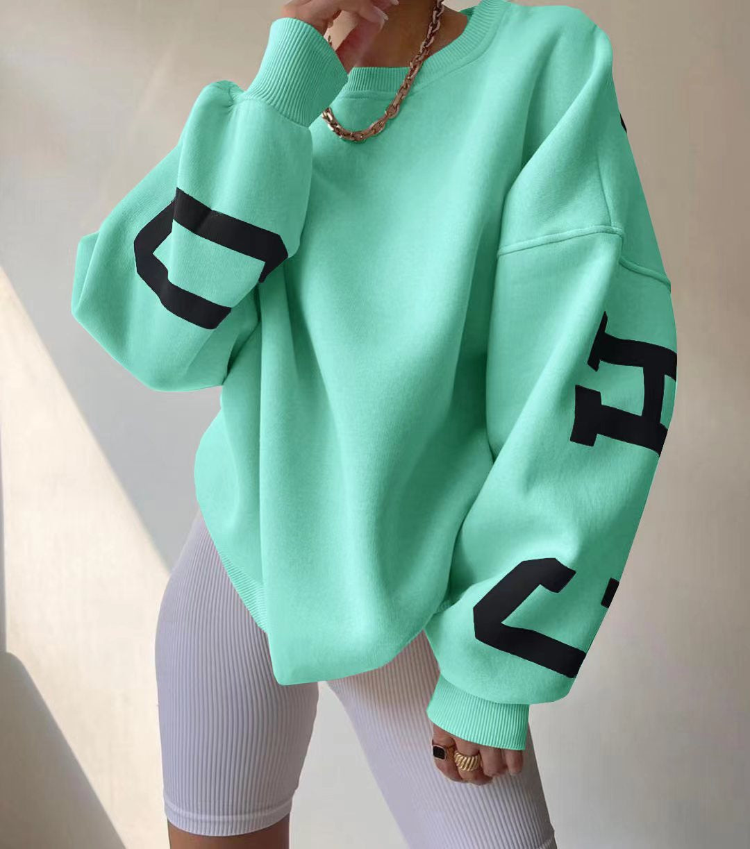 Mélisande - Oversized Cropped Sweatshirt voor dames