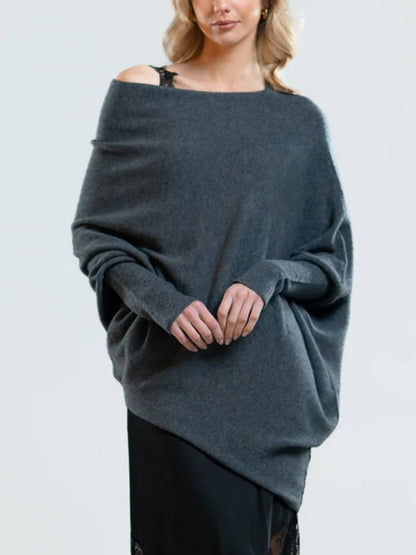 Fanni - Off-Shoulder Kasjmier Trui voor dames