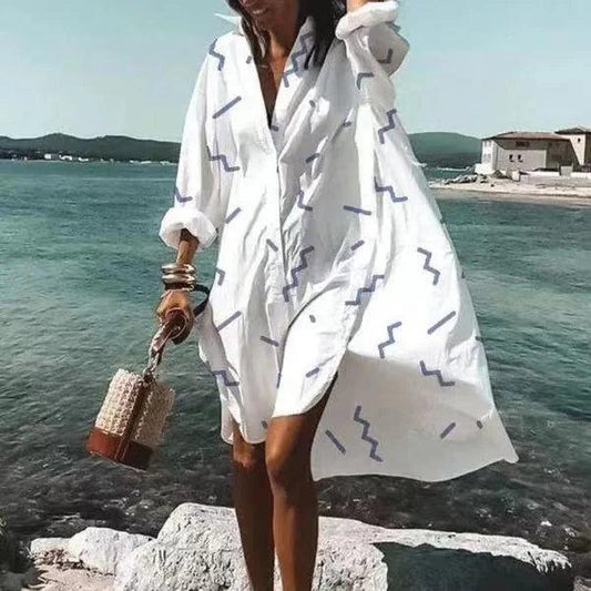 Eva - Oversized Blousejurk voor Zomer en Strand voor Dames