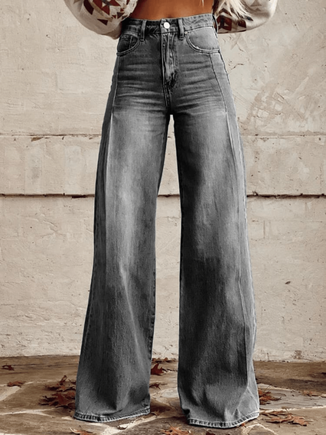 Yara – Wide Leg Jeans met High Waist voor Dames