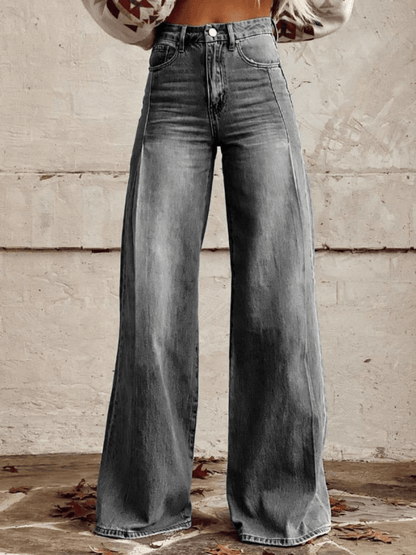 Yara – Wide Leg Jeans met High Waist voor Dames