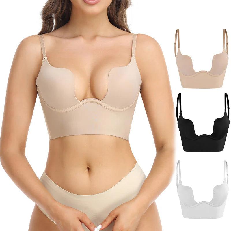 Adriana – Naadloze Backless BH met Diepe Halslijn