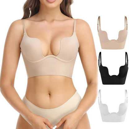 Adriana – Naadloze Backless BH met Diepe Halslijn