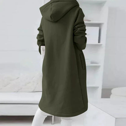 Lange Winter Dames Vest Met Ritssluiting