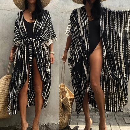Estella - Boho Kimono met Tie-Dye Print voor Dames