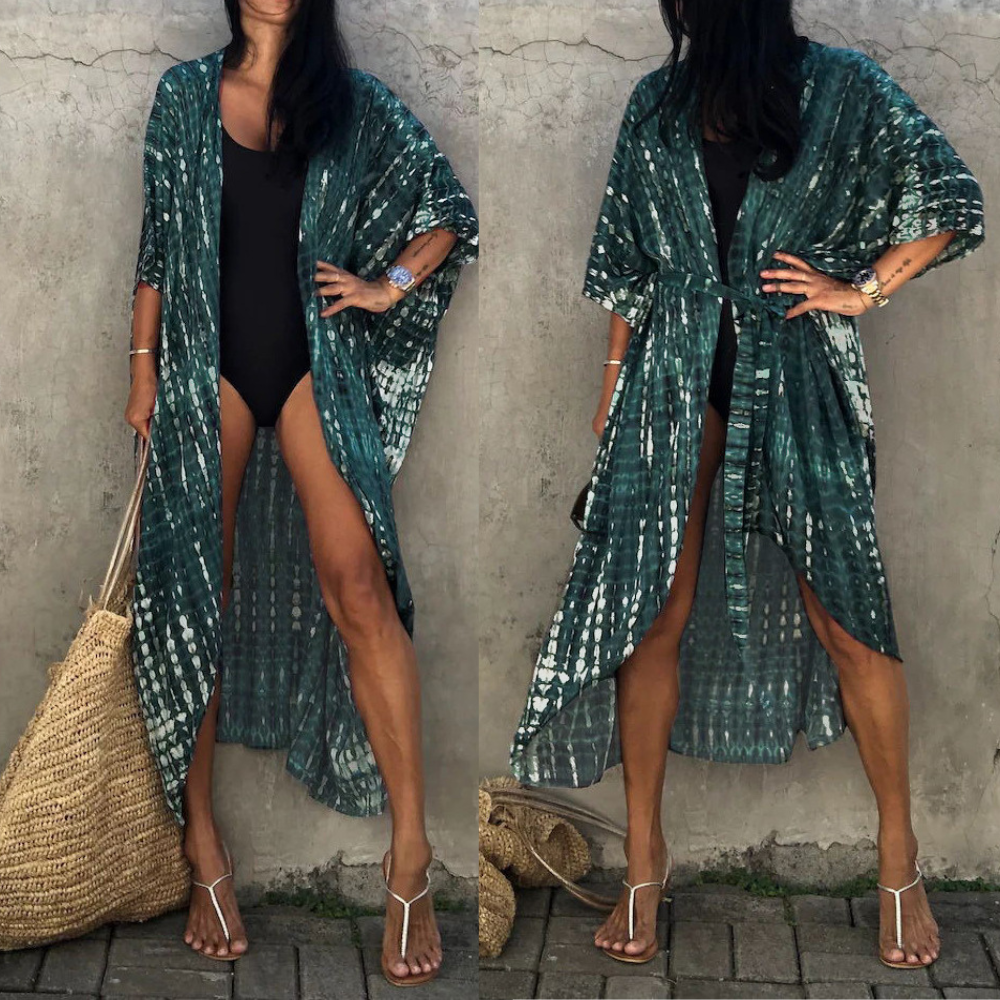 Estella - Boho Kimono met Tie-Dye Print voor Dames