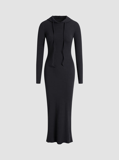 Warme Maxi Sweaterjurk Voor Dames Met Lange Mouwen