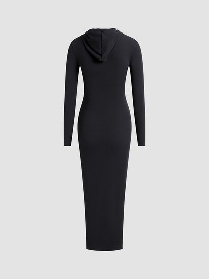 Warme Maxi Sweaterjurk Voor Dames Met Lange Mouwen