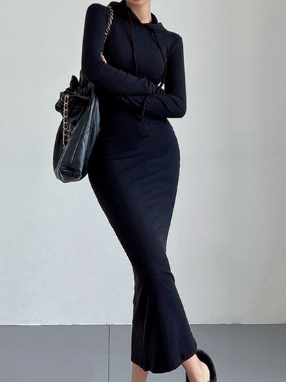 Warme Maxi Sweaterjurk Voor Dames Met Lange Mouwen