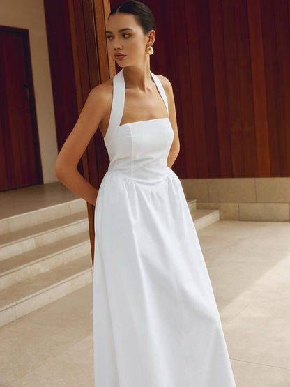 Annelise - Halster Maxi Jurk voor Vrouwen