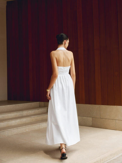 Annelise - Halster Maxi Jurk voor Vrouwen