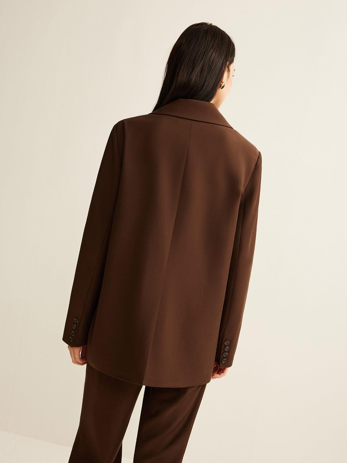 Elegante Dames Pak met Broek Formele Blazer Set