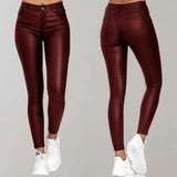 Bathilde - High Waist Dames Stretch Skinny Jeans