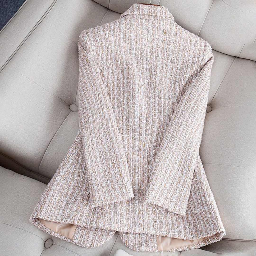 Rafaelle - Tweed blazer met parelmoeren knopen voor dames