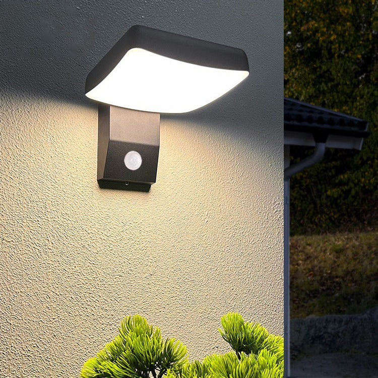 Moderne Buitenlamp Met LED En Bewegingssensor