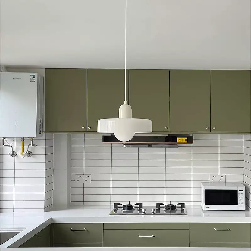 Scandinavische Hanglamp Met Glazen Afwerking