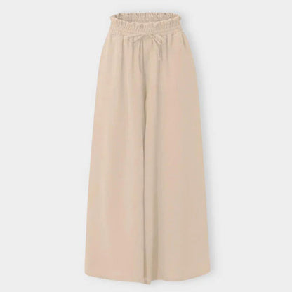 Kasandra – Zwierige Maxi-Rok met Trekkoord Taille en Zijzakken