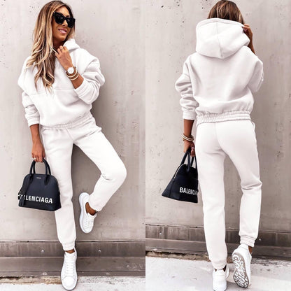 Anna - Zachte Dames Joggingpak met Hoodie en Broek