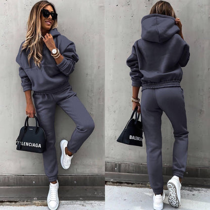 Anna - Zachte Dames Joggingpak met Hoodie en Broek