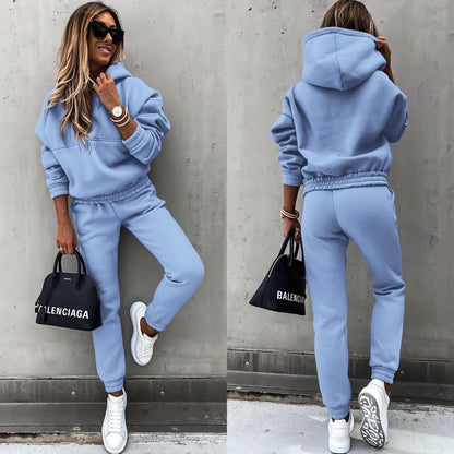Anna - Zachte Dames Joggingpak met Hoodie en Broek