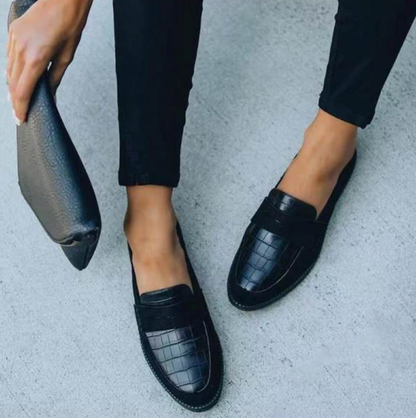 Adrianna - Loafers met krokoprint voor dames