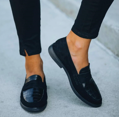 Adrianna - Loafers met krokoprint voor dames