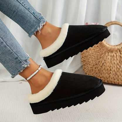 Dames Warme Winterpantoffels Met Comfortabele Voering