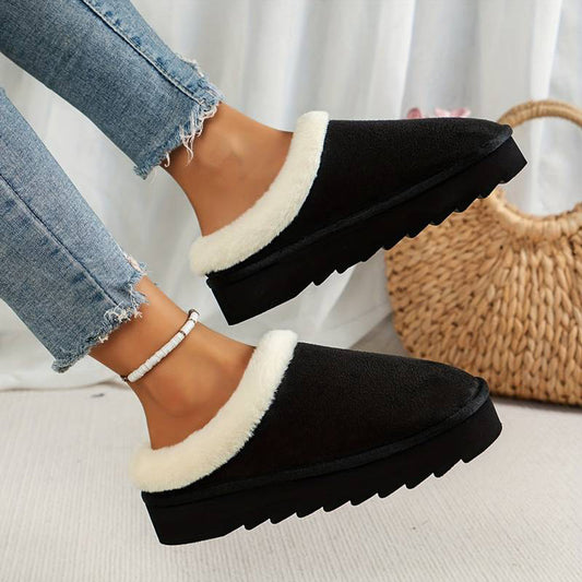Dames Warme Winterpantoffels Met Comfortabele Voering