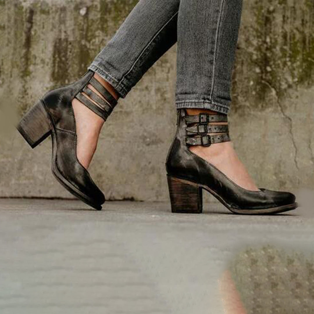 Mija - Vintage gesp hakken voor dames