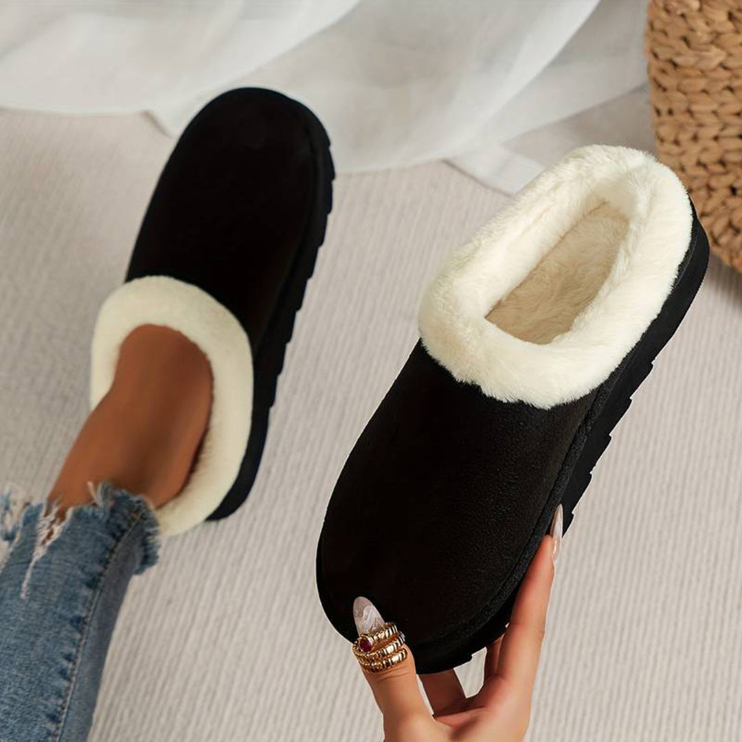 Dames Warme Winterpantoffels Met Comfortabele Voering