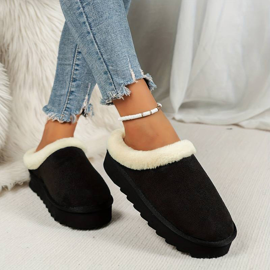 Dames Warme Winterpantoffels Met Comfortabele Voering