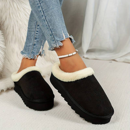 Dames Warme Winterpantoffels Met Comfortabele Voering