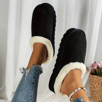 Dames Warme Winterpantoffels Met Comfortabele Voering