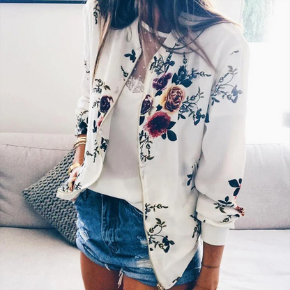 Miriam - Bloemen Bomberjack