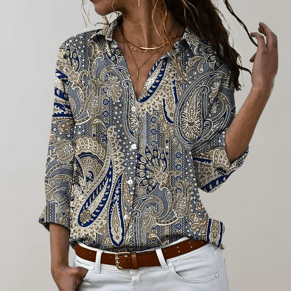 Celeste - Blouse met paisleymotief voor dames