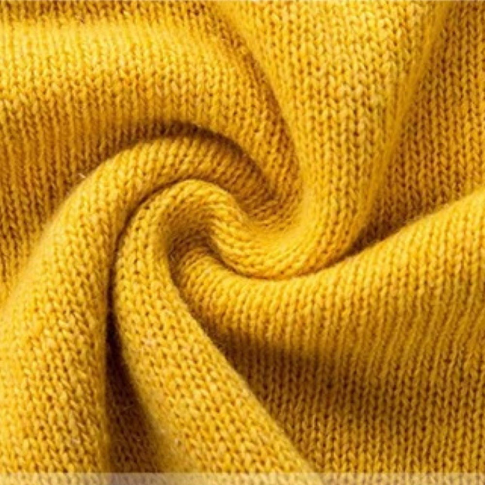 Winterse Elegante Gebreide Trui met V Hals voor Vrouwen