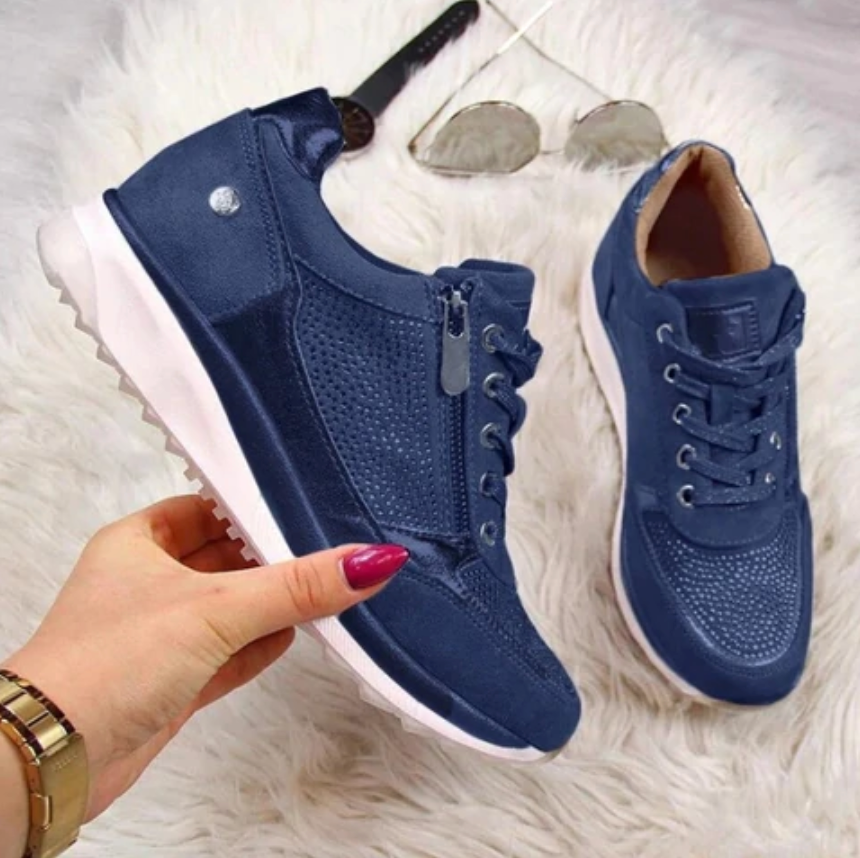 Sibylle - Orthopedische Sneakers Met Zijrits voor Dames