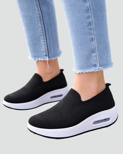 Orthopedische Instap Sneakers Met Ademend Mesh Voor Dames