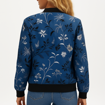 Clotilde - Bomberjack met bloemenprint