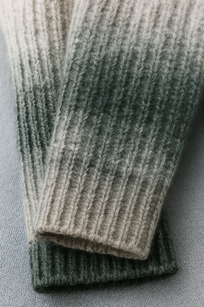 Ombre Gebreide Dames Sweater Winter