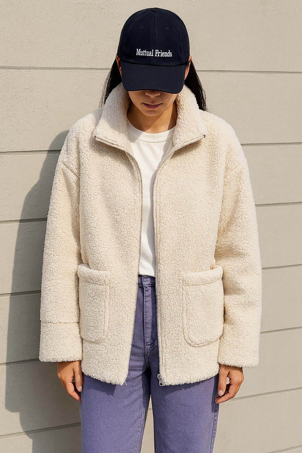 Warme Dames TEddy Fleece Jas