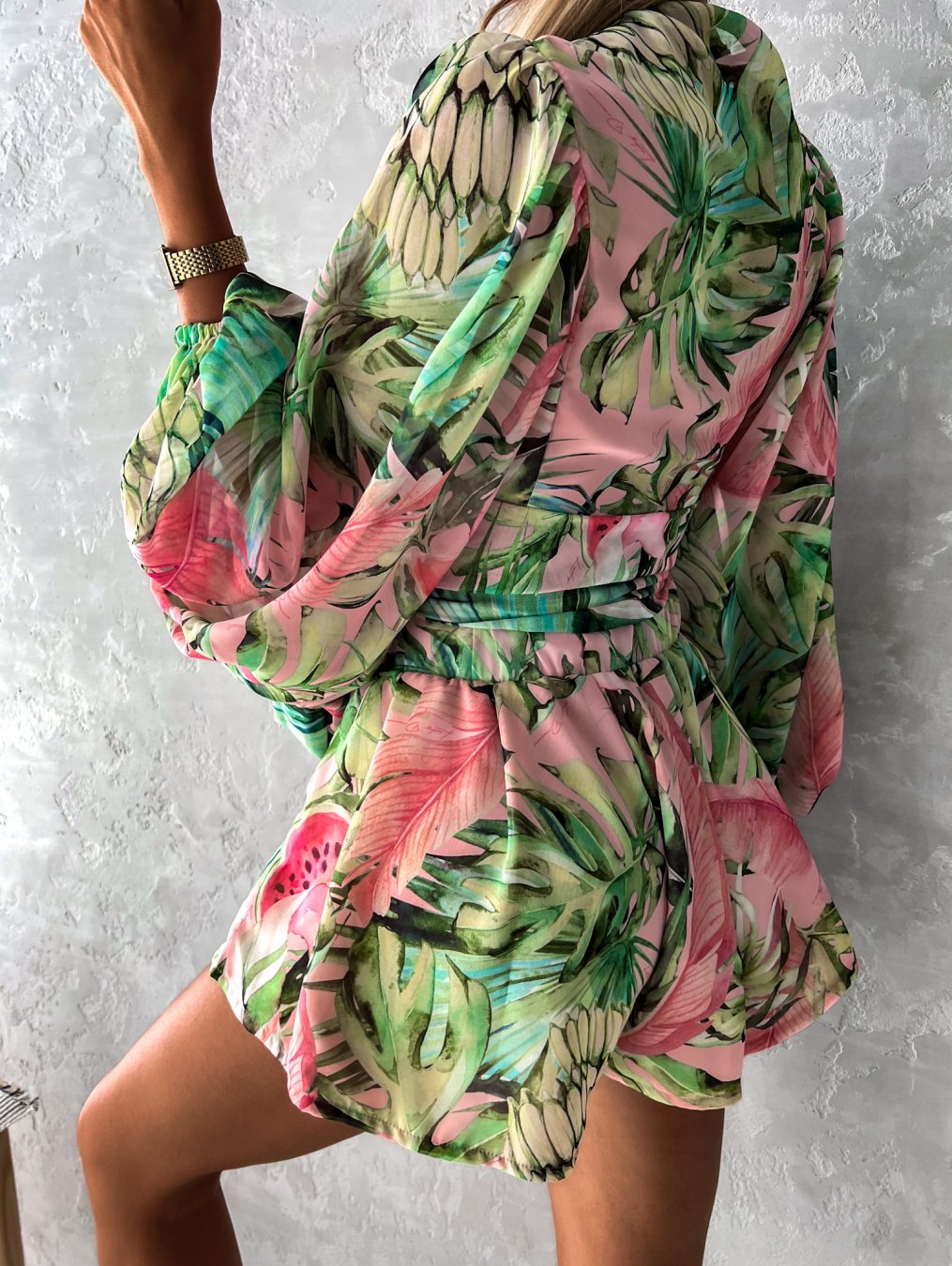 Nova - Flowy zomerset tweedelig met shorts en blouse