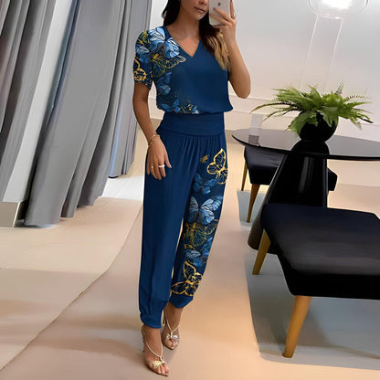 Alexandra – 2-Delige Dames Set met Blouse en Broek